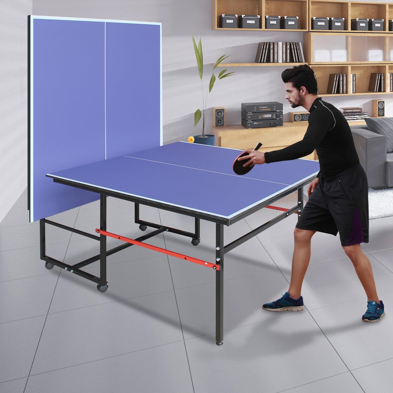 8 ft Portable Ping Pong Table， - огляд і ціна Table Tennis Livescore
