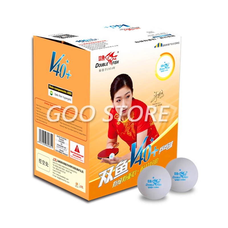 100 balls Double Fish V40+ 1-S - огляд і ціна Table Tennis Livescore