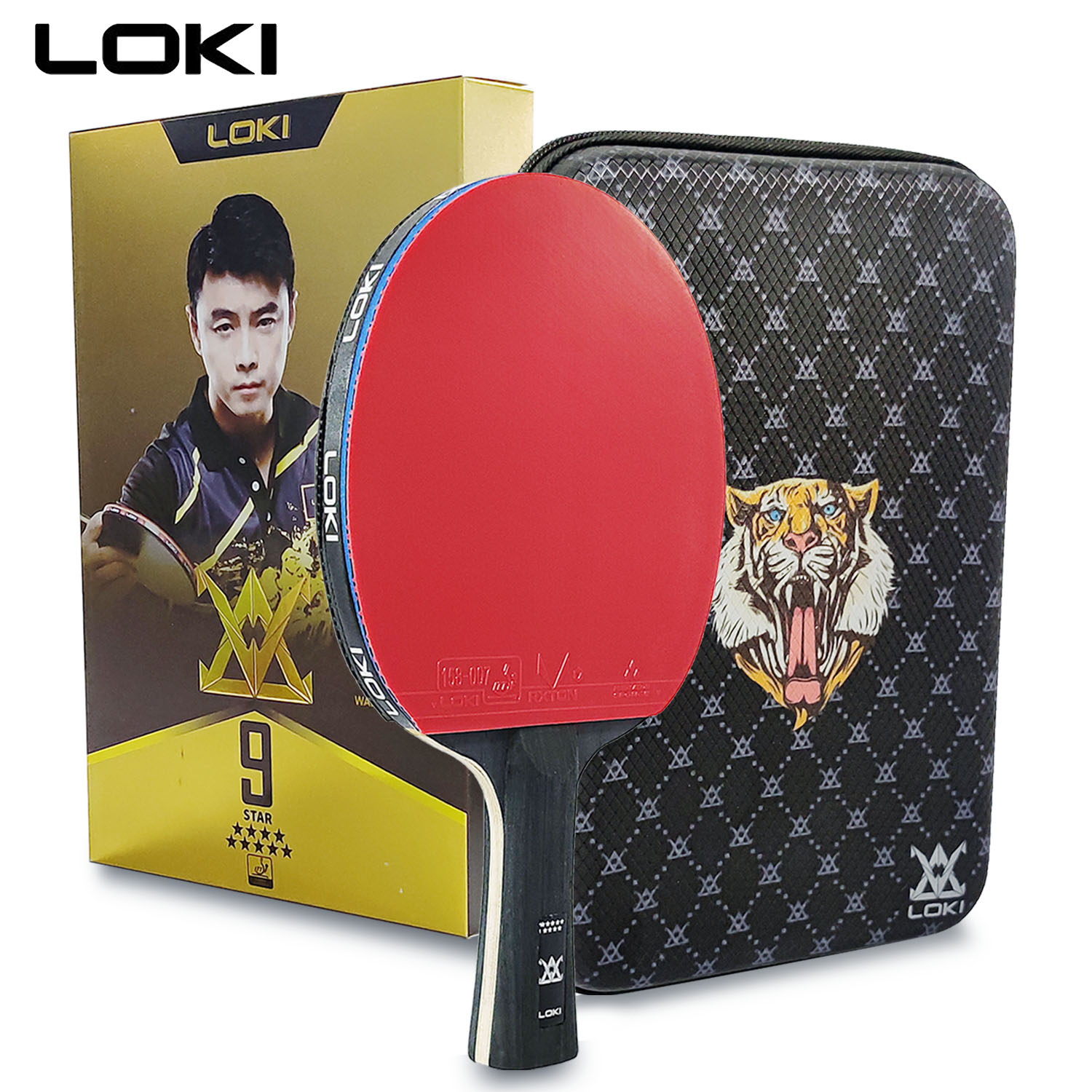 LOKI 9 Star Table Tennis Racke - огляд і ціна Table Tennis Movie