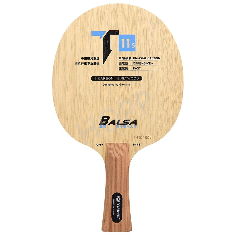 YINHE T-11 T11S (Balsa Light W - огляд і ціна Table Tennis Forehand