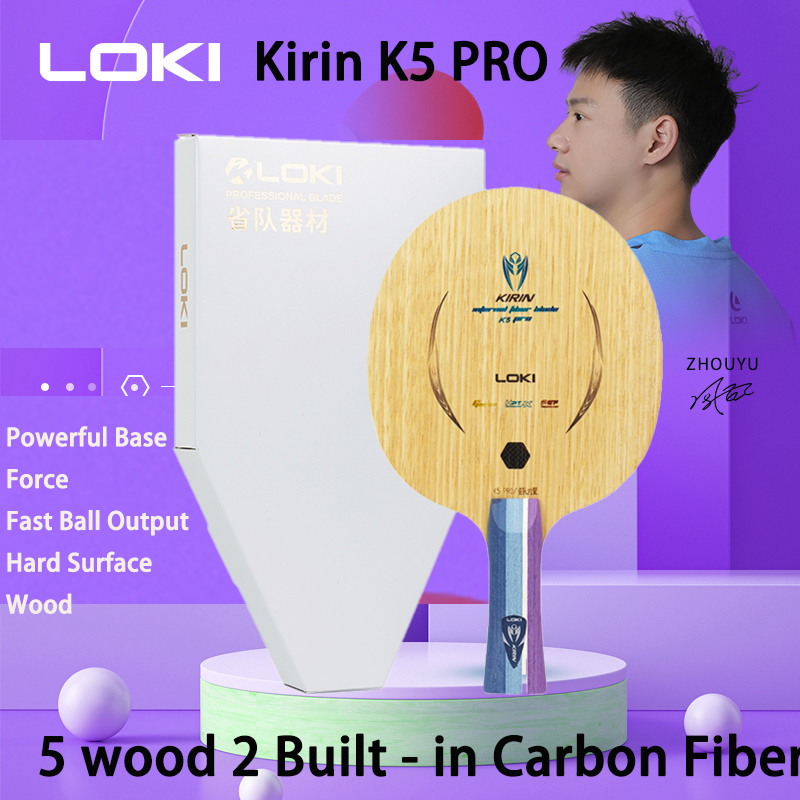 LOKI Kirin K5 PRO 5 Wood 2 Inb - огляд і ціна Table Tennis Movie