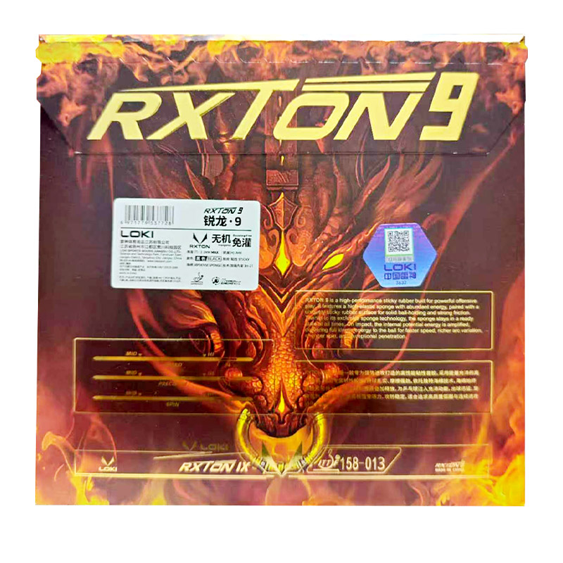 LOKI RXTON 9 Table Tennis Rubb - огляд і ціна Table Tennis Movie