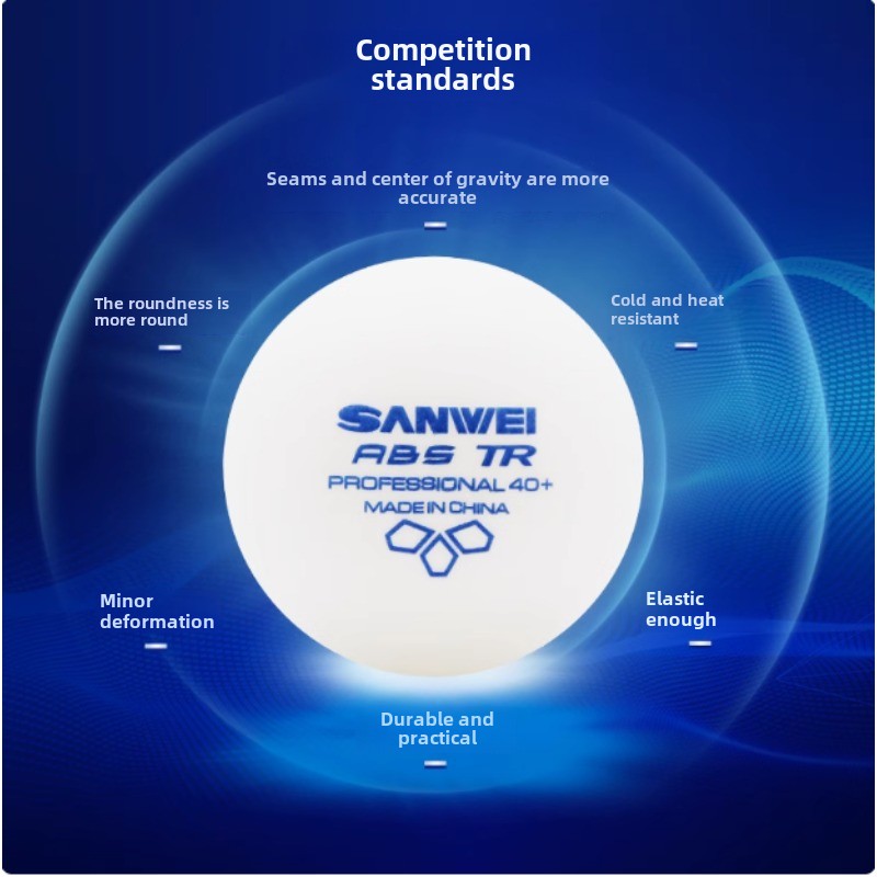 100 pcs Sanwei New Materials P - огляд і ціна Table Tennis Livescore