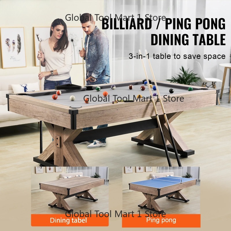 VEV-OR 7ft 3-in-1 Billiards Ta - огляд і ціна Table Tennis Or Tennis Table