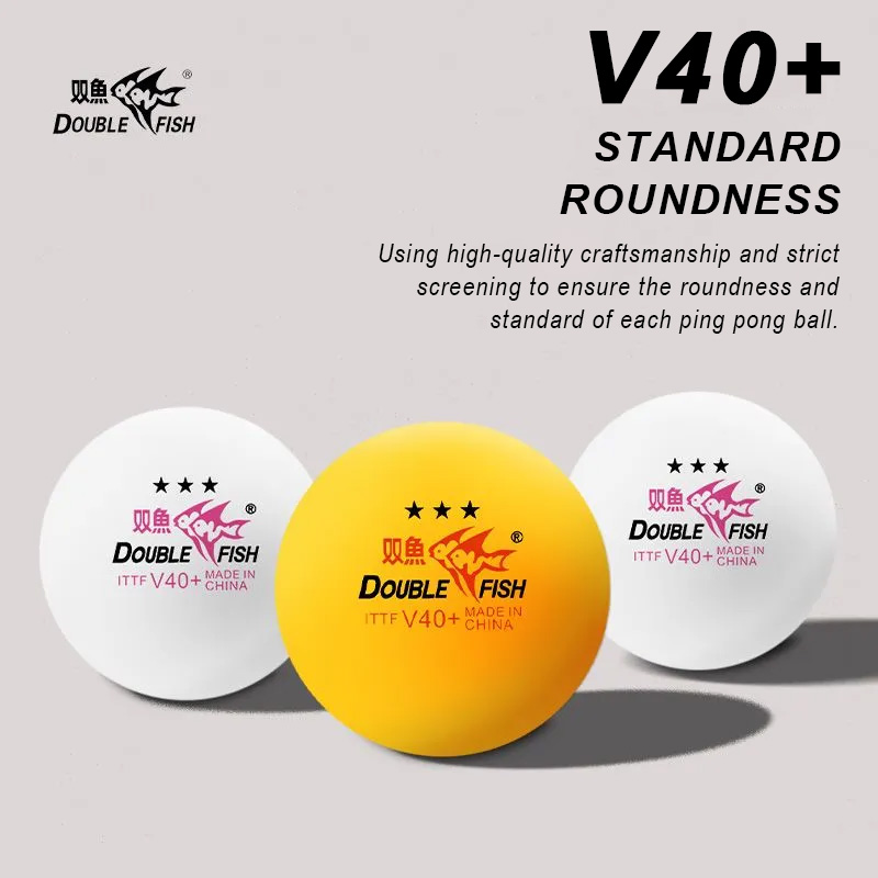 DOUBLE FISH 3 Star V40+ 30/50/ - огляд і ціна Table Tennis Livescore