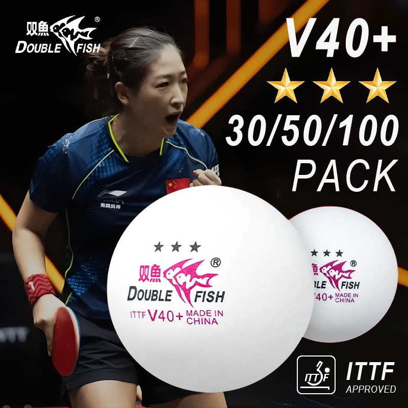 DOUBLE FISH 3 Star V40+ 30/50/ - огляд і ціна Table Tennis Livescore
