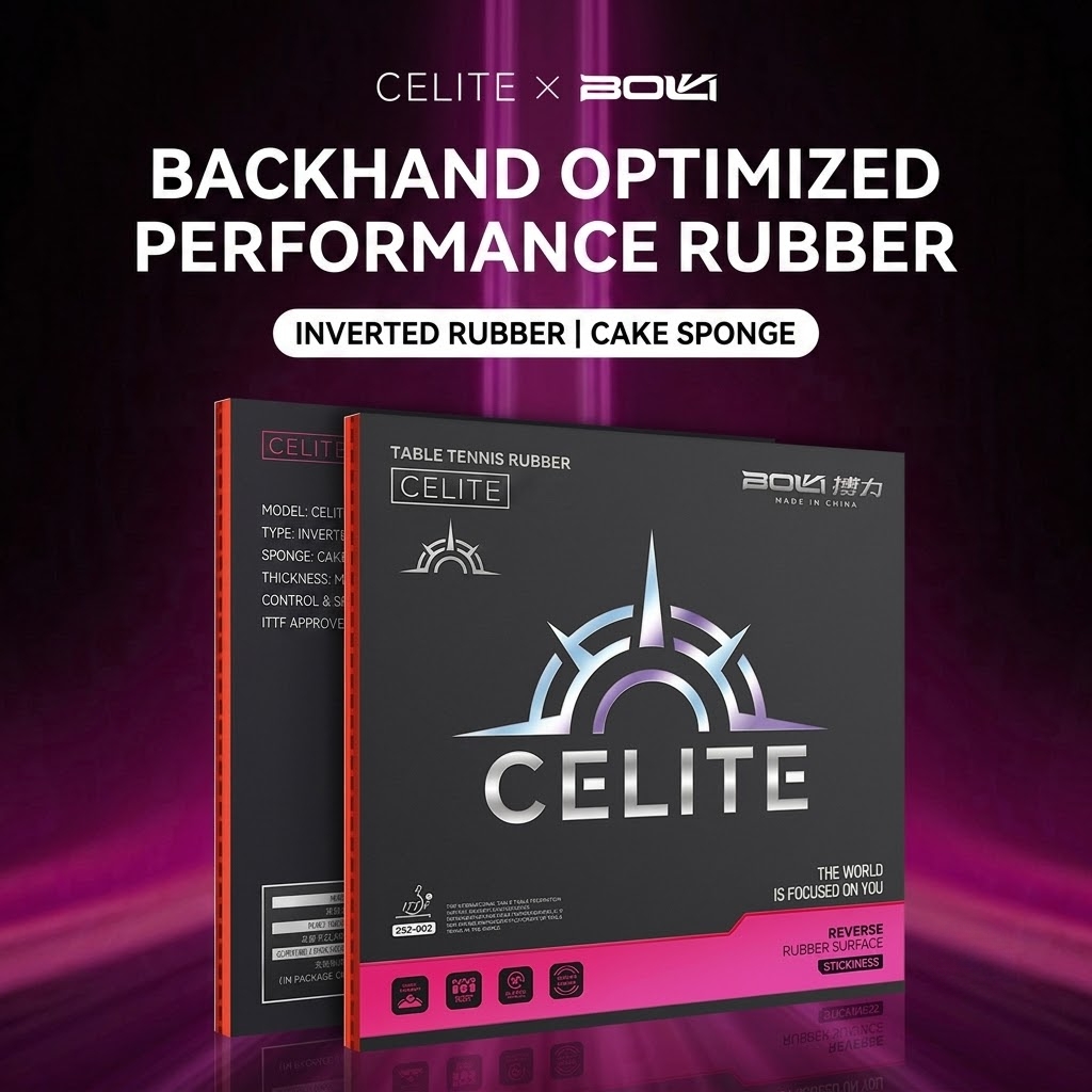 Boli Table Tennis Racket Rubbe - огляд і ціна Table Tennis Forehand